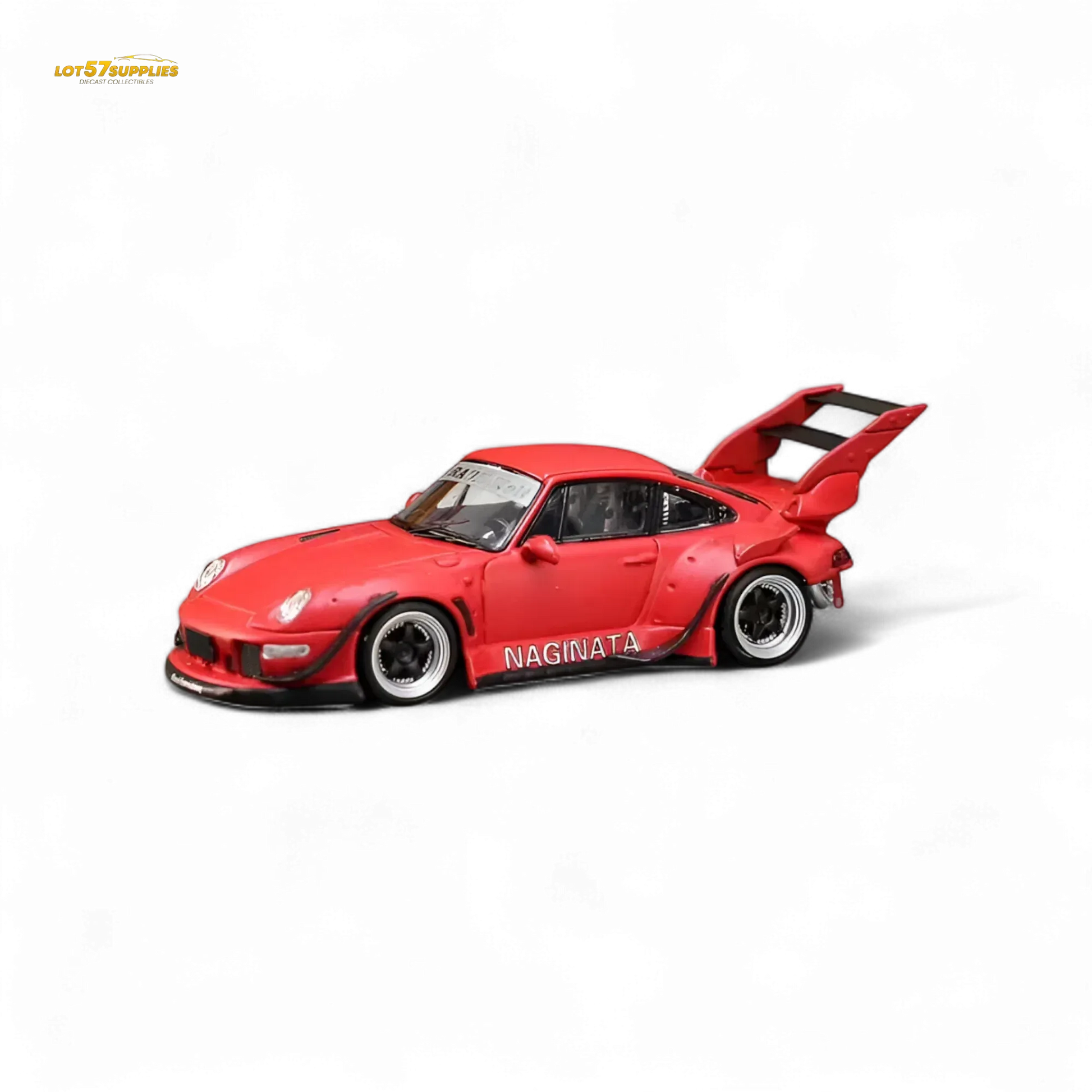 Porsche 993 RWB Diecast 1 64 Naginata Red Livery Preorder - ToylandEU