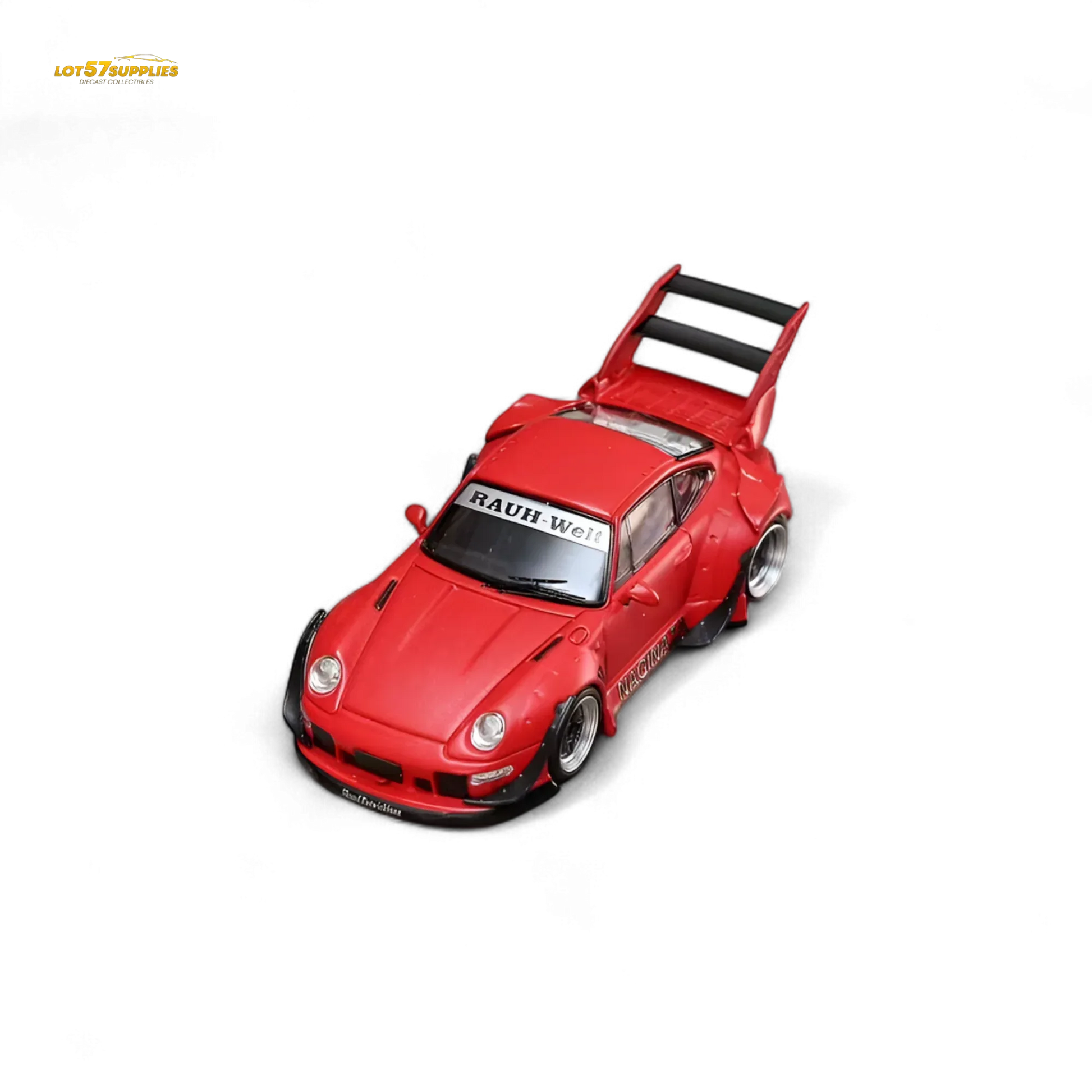 Porsche 993 RWB Diecast 1 64 Naginata Red Livery Preorder - ToylandEU