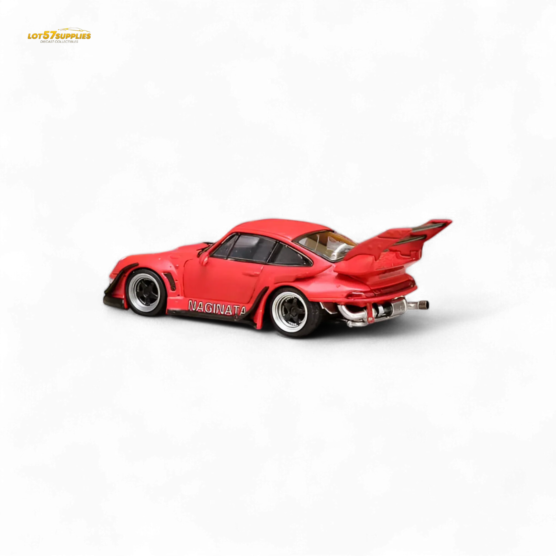 Porsche 993 RWB Diecast 1 64 Naginata Red Livery Preorder - ToylandEU