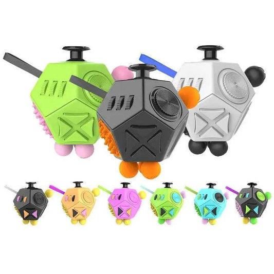  Stress Relieving Fidget Cube 12 Sides Toys Toyland EU -  ToylandEU™