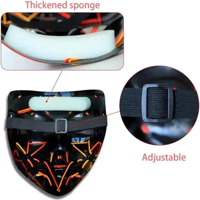  Striking Light Up Halloween Mask 2 Modes Toyland EU -  ToylandEU™