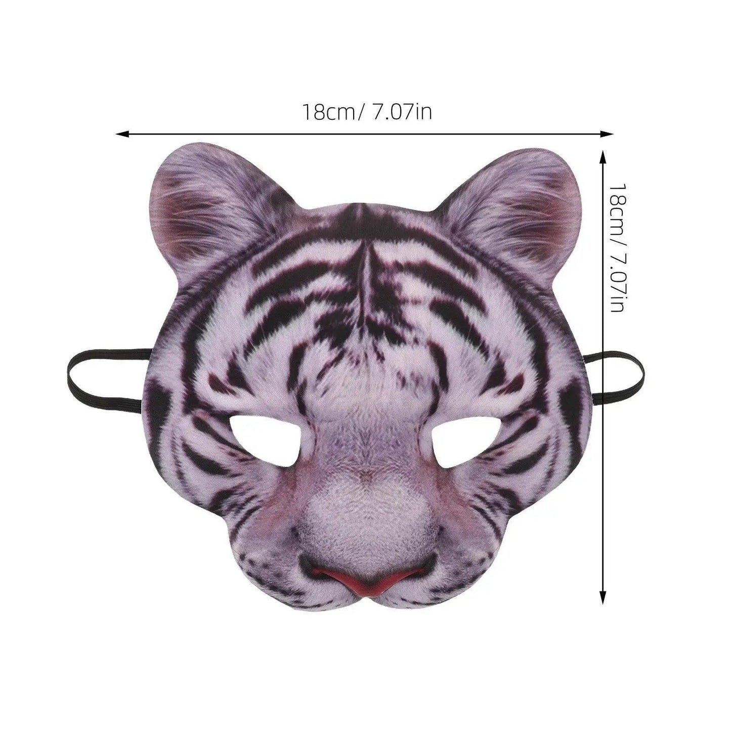  Striking Tiger Mask Half Face Mask 21Cm Toyland EU -  ToylandEU™
