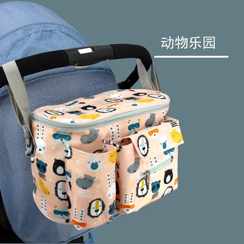 Stroller Hanging Bag Multi-functional Storage Mommy Bag Stroller Out Storage Bag - ToylandEU