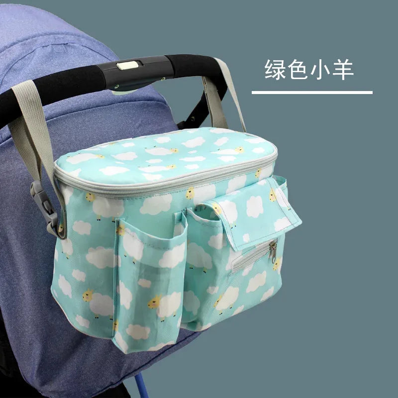 Stroller Hanging Bag Multi-functional Storage Mommy Bag Stroller Out Storage Bag - ToylandEU
