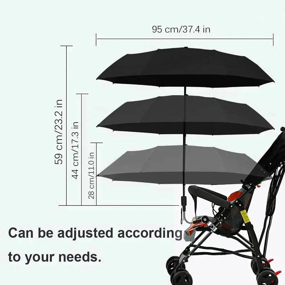 Waterproof Baby Stroller Sun Shade Umbrella With Clip -  ToylandEU™