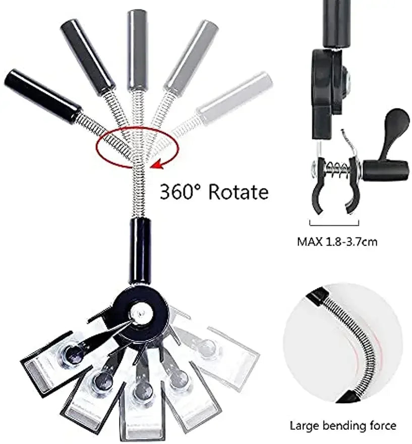 Stroller Umbrella 360 Degree Adjustable Sunshade UV Protection - ToylandEU