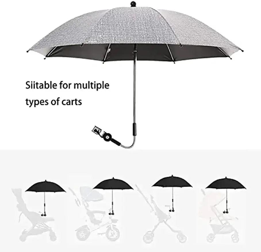 Stroller Umbrella 360 Degree Sunshade UV Protection -  ToylandEU™