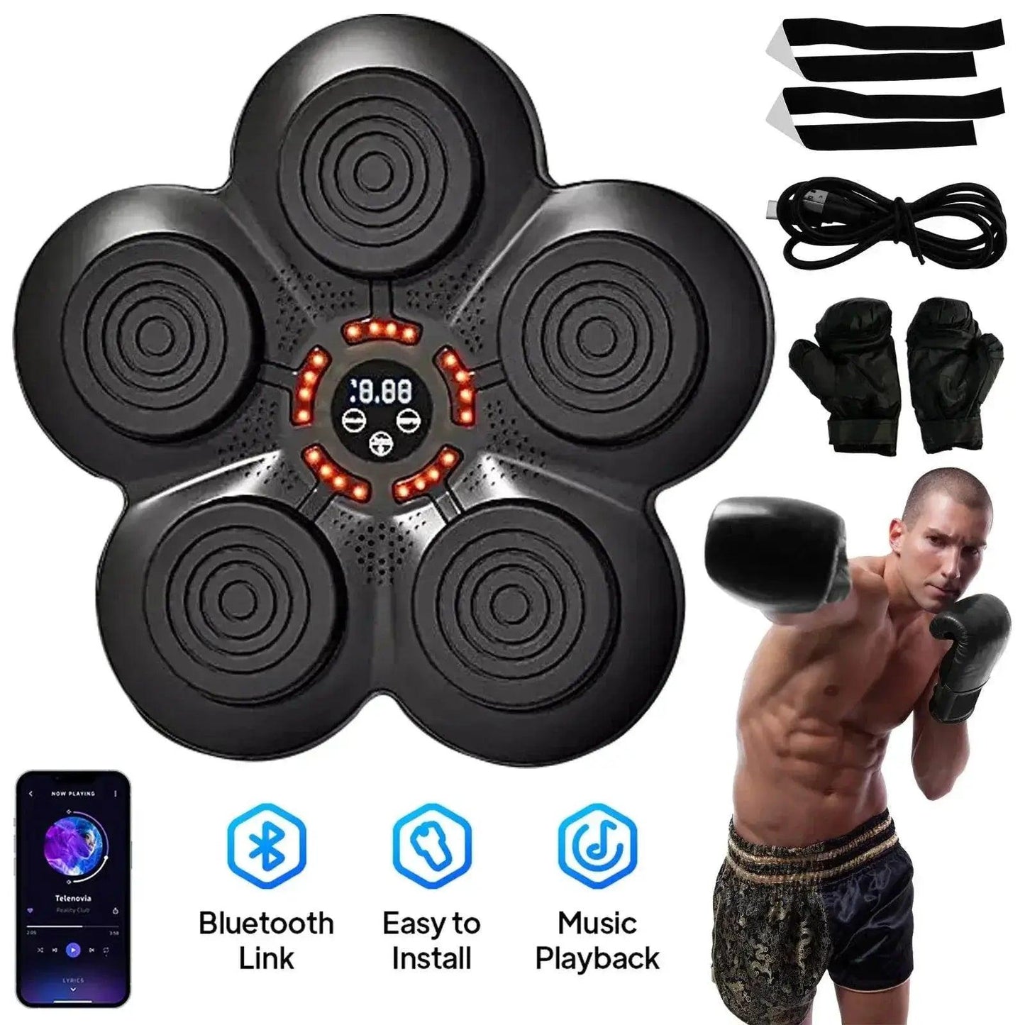  Strong Boxing Trainer Wall Mounted 9 Speed Toyland EU -  ToylandEU™