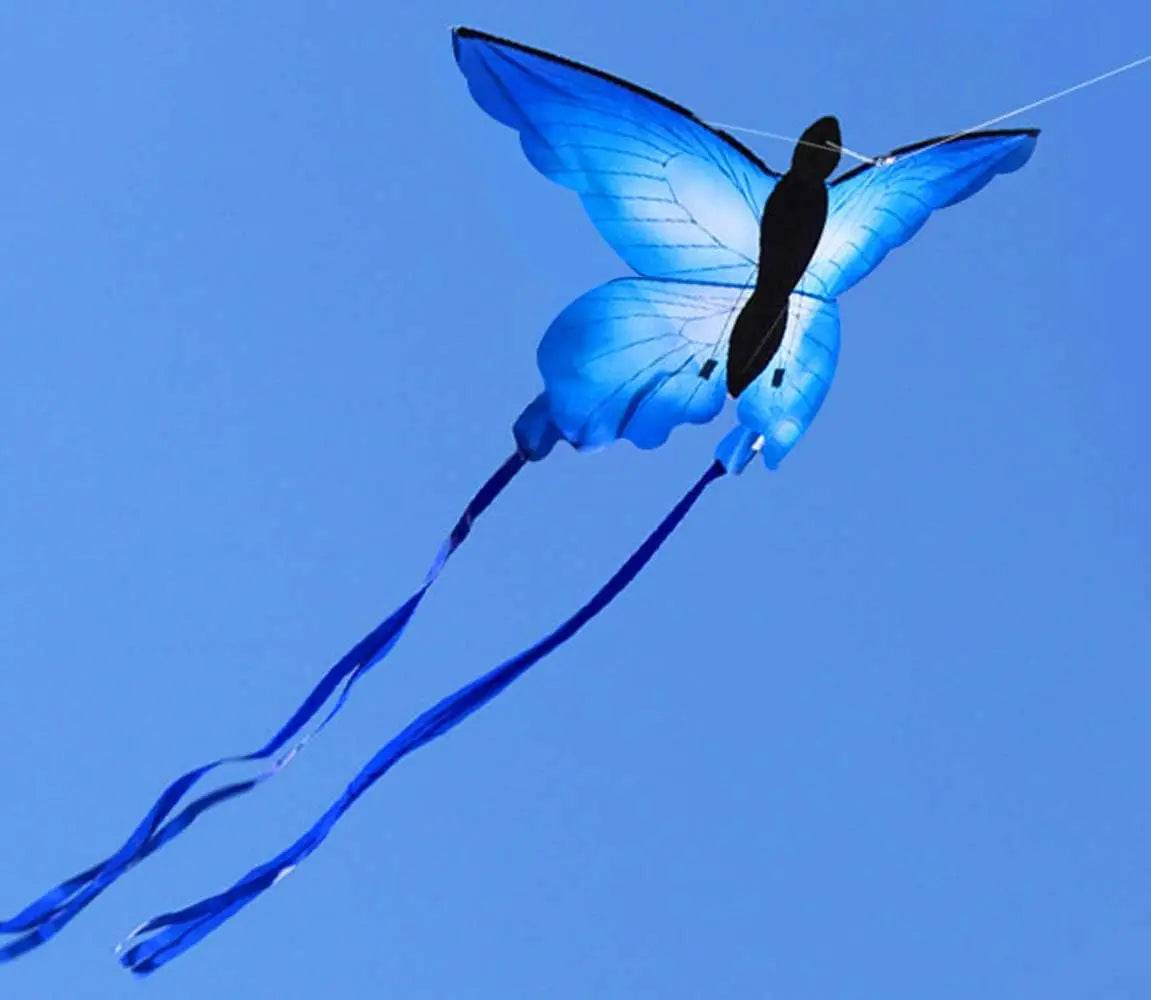 Strong Butterfly With Long Tail Huge Beginner Kites 55 Inch - ToylandEU