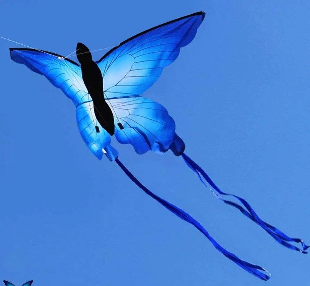 Strong Butterfly With Long Tail Huge Beginner Kites 55 Inch - ToylandEU
