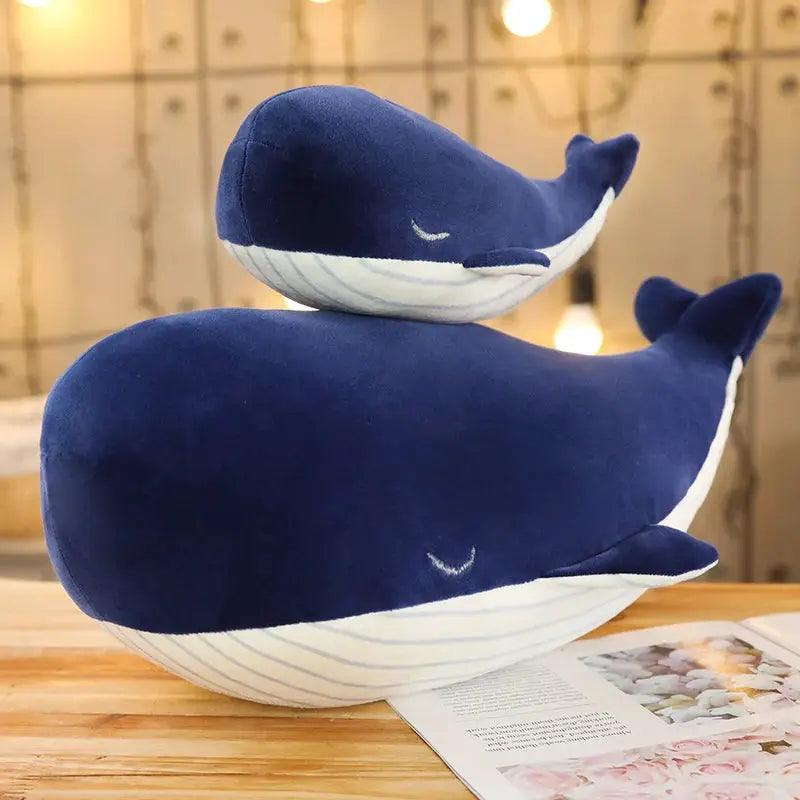  Blue Whale Plush Toy Soft Stuffed Animal Birthday Gift -  ToylandEU™
