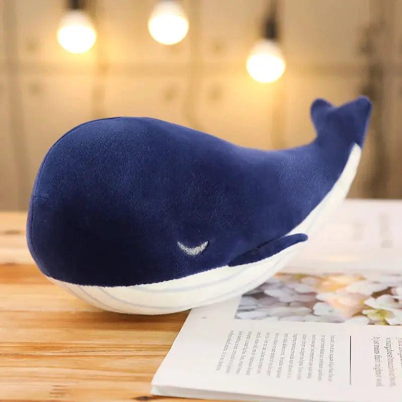  Blue Whale Plush Toy Soft Stuffed Animal Birthday Gift -  ToylandEU™