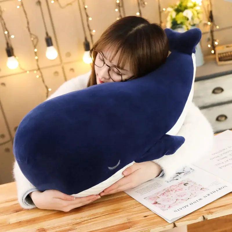  Blue Whale Plush Toy Soft Stuffed Animal Birthday Gift -  ToylandEU™
