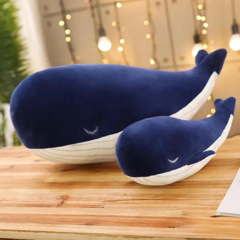  Blue Whale Plush Toy Soft Stuffed Animal Birthday Gift -  ToylandEU™