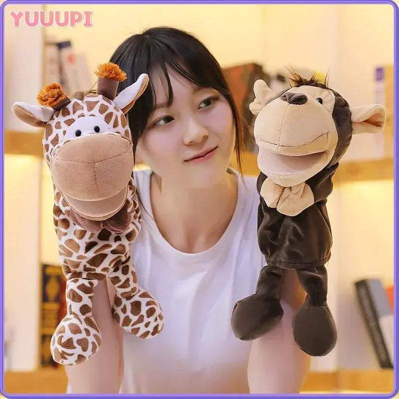 Stuffed Animal Hand Puppets For Kids Educational Fun - ToylandEU