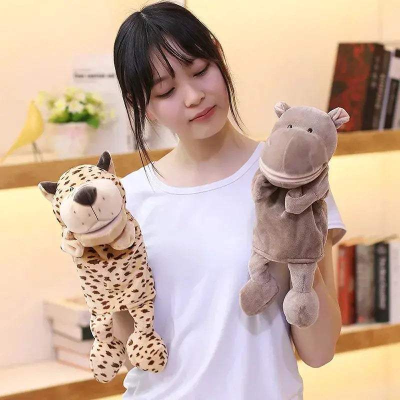 Stuffed Animal Hand Puppets For Kids Educational Fun - ToylandEU