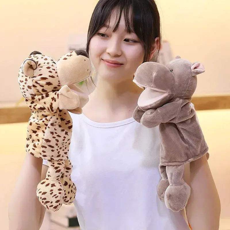 Stuffed Animal Hand Puppets For Kids Educational Fun - ToylandEU