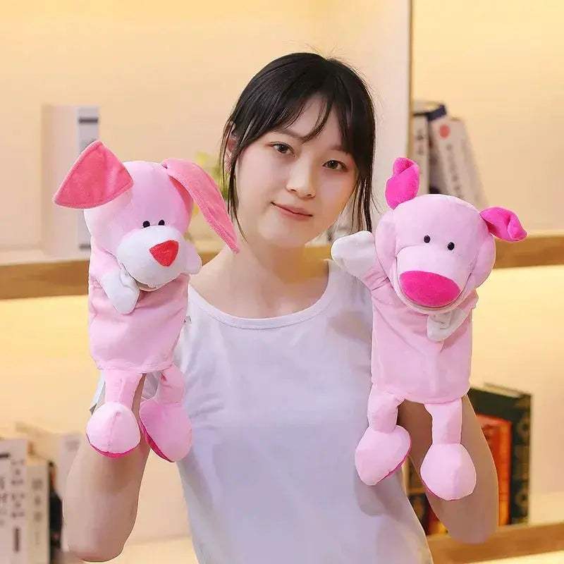 Stuffed Animal Hand Puppets For Kids Educational Fun - ToylandEU