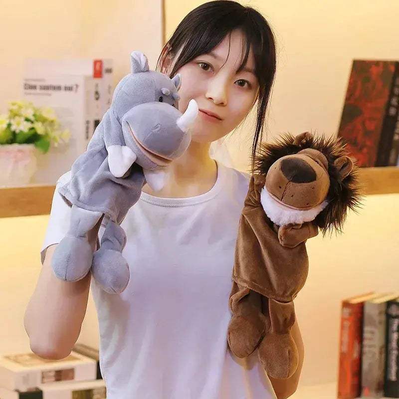Stuffed Animal Hand Puppets For Kids Educational Fun - ToylandEU
