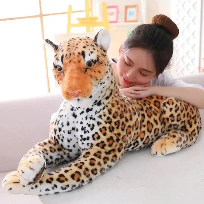 Multisize Plush Cheetah Black Panther Leopard Stuffed Animal Toy With PP Cotton Filling For Home Decor Gift -  ToylandEU™