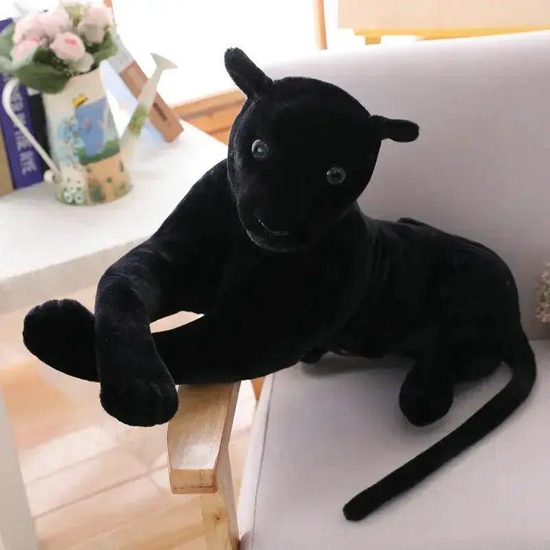  Multisize Plush Cheetah Black Panther Leopard Stuffed Animal Toy With PP Cotton Filling For Home Decor Gift -  ToylandEU™