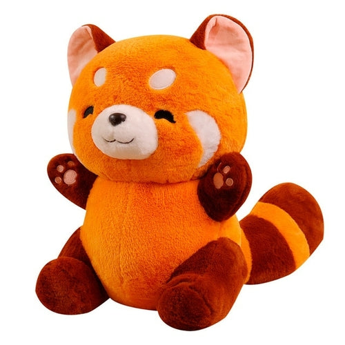 Stuffed Anime Figure Doll Turned Red Panda Plushie Doll Fluffy Hair ToylandEU.com Toyland EU