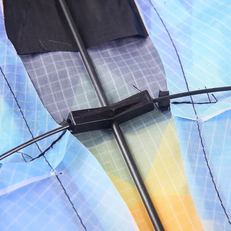 Stunning Blue Crystal Butterfly Kite - 140x365cm for Outdoor Fun - ToylandEU