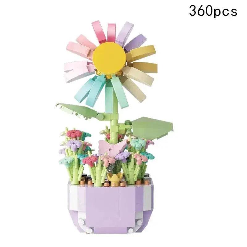  Stunning Flower Blocks 13 Styles Ornaments Toyland EU -  ToylandEU™