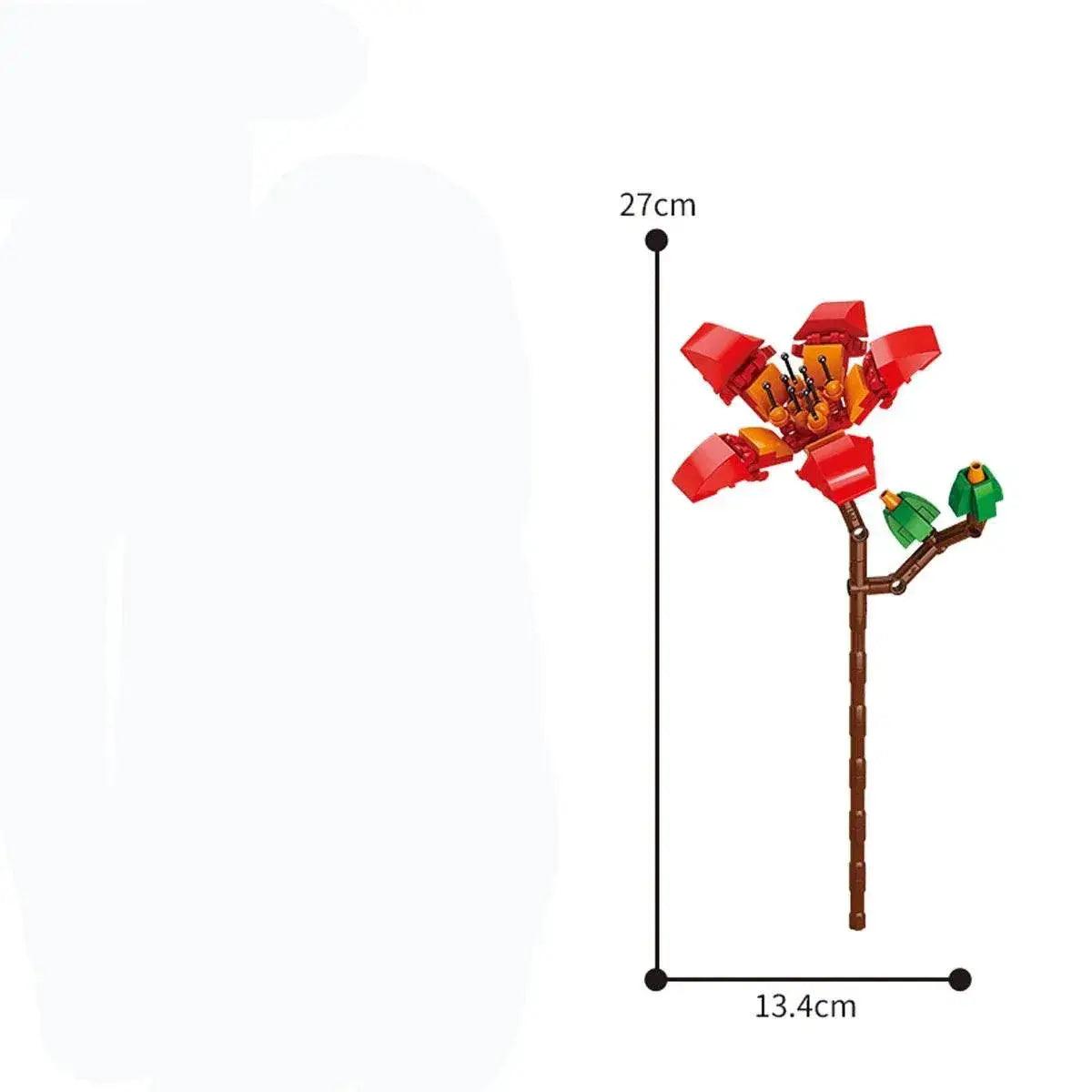  Stunning Flower Blocks 13 Styles Ornaments Toyland EU -  ToylandEU™