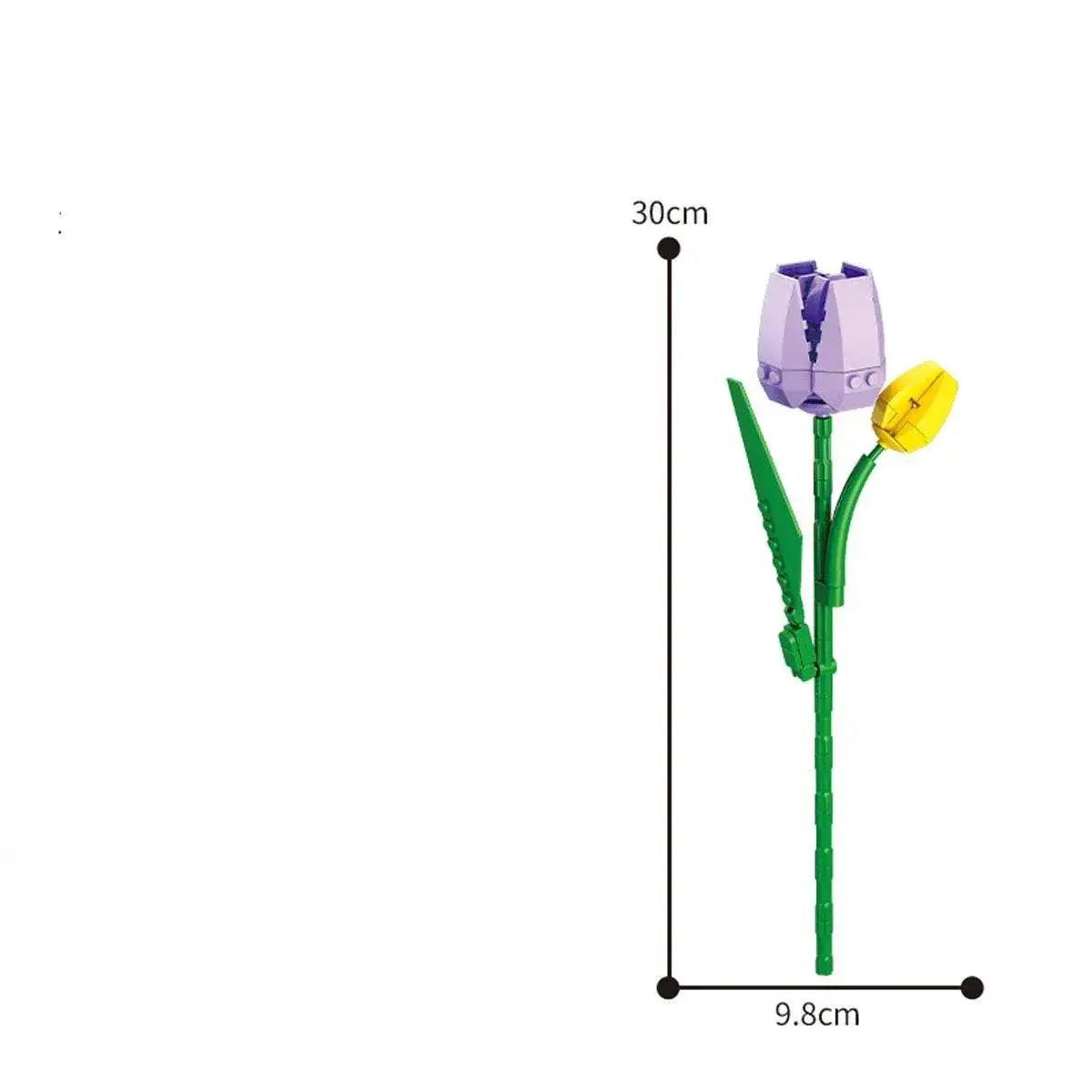  Stunning Flower Blocks 13 Styles Ornaments Toyland EU -  ToylandEU™