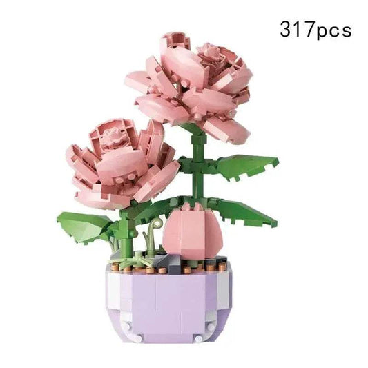  Stunning Flower Blocks 13 Styles Ornaments Toyland EU -  ToylandEU™