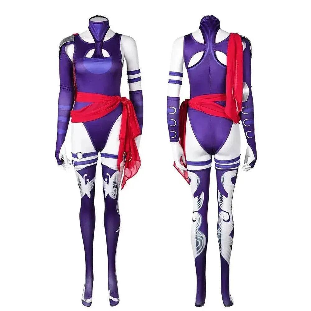  Stunning Psylocke Cosplay Jumpsuit Purple Toyland EU -  ToylandEU™