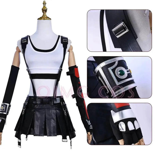  Stunning Tifa Lockhart Cosplay Costume 3Pc Toyland EU -  ToylandEU™