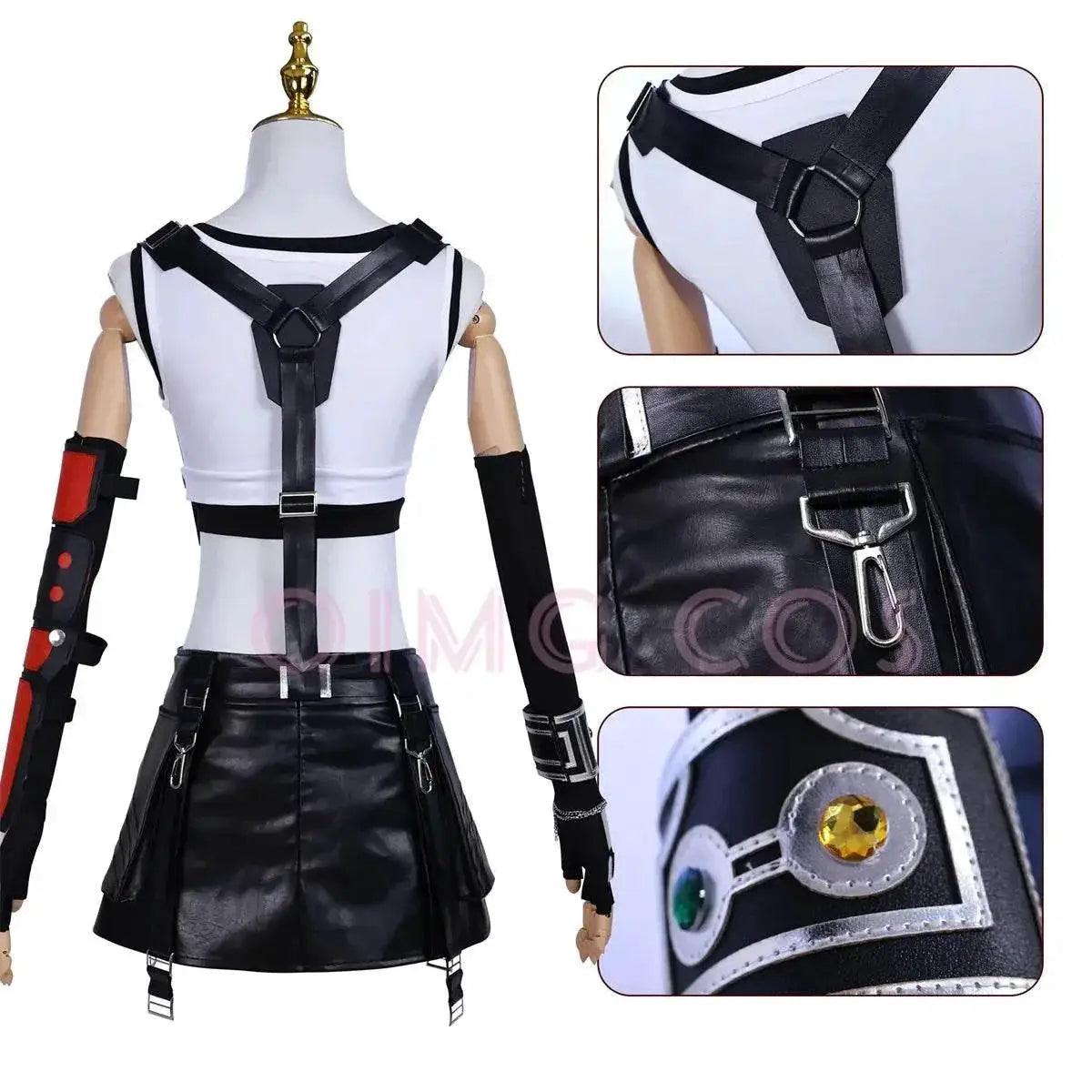  Stunning Tifa Lockhart Cosplay Costume 3Pc Toyland EU -  ToylandEU™