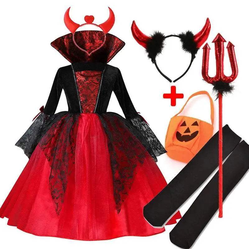 Stunning Vampire Costume Girls 7To13 Costume Toyland EU -  ToylandEU™