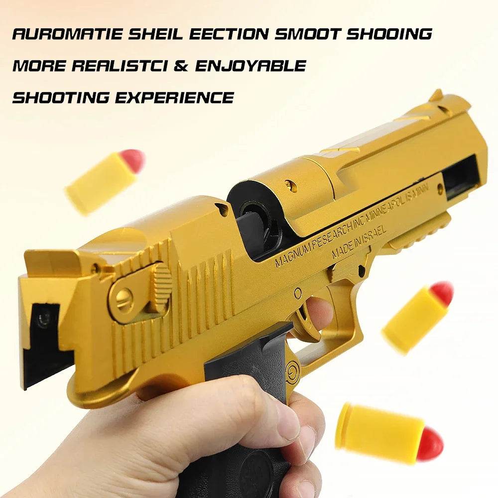 Sturdy Airsoft Toy Gun Desert Eagle Ejecting Shells Outdoor - ToylandEU