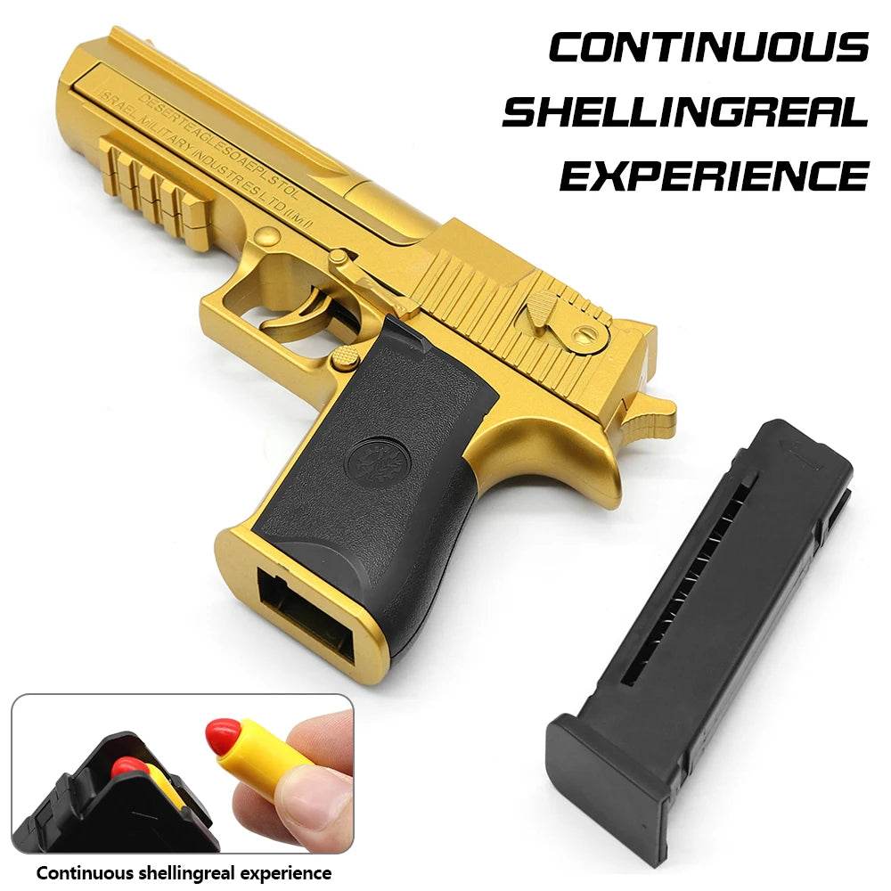 Sturdy Airsoft Toy Gun Desert Eagle Ejecting Shells Outdoor - ToylandEU