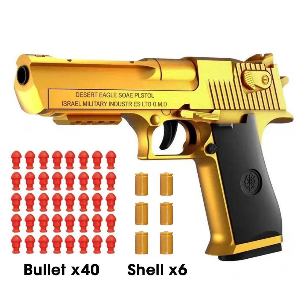 Sturdy Airsoft Toy Gun Desert Eagle Ejecting Shells Outdoor - ToylandEU