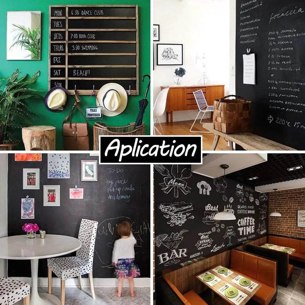  Sturdy Chalkboard Wall Sticker Erasable Toyland EU -  ToylandEU™