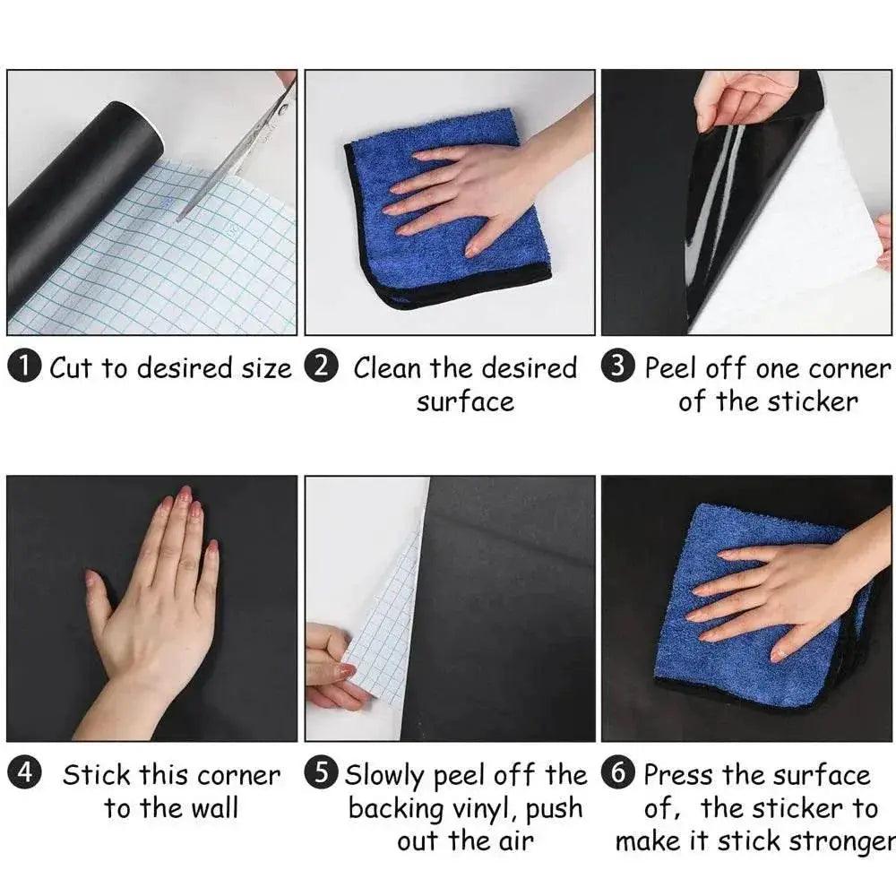  Sturdy Chalkboard Wall Sticker Erasable Toyland EU -  ToylandEU™