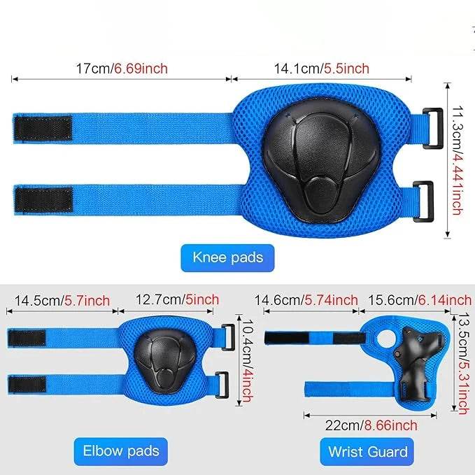 Sturdy Gear Sets 3 In 1 Knee Elbow Wrist Pads Kids - ToylandEU