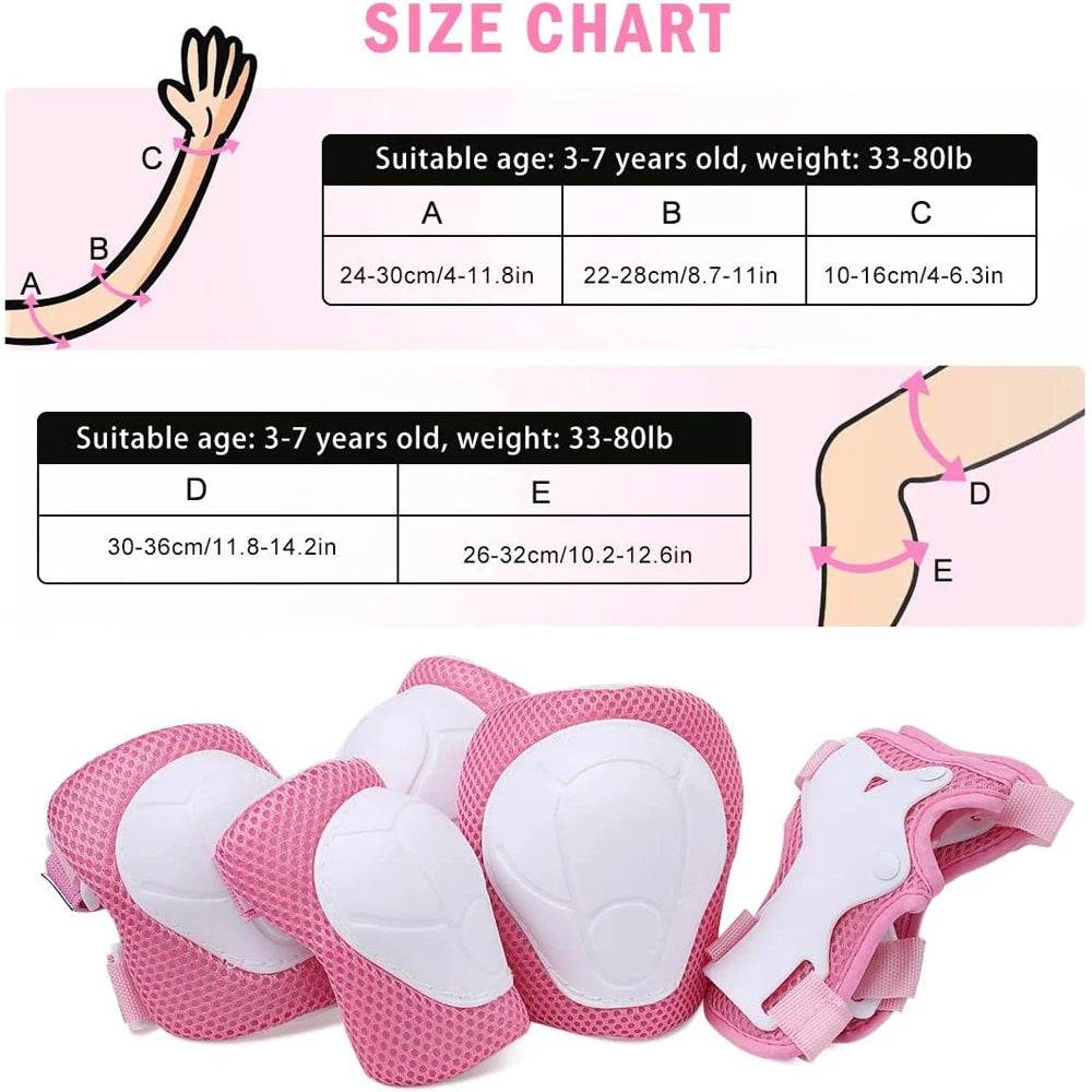 Sturdy Gear Sets 3 In 1 Knee Elbow Wrist Pads Kids - ToylandEU