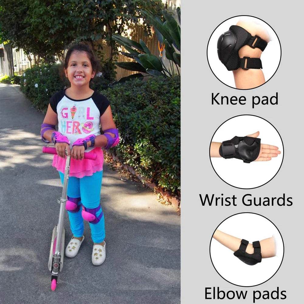Sturdy Gear Sets 3 In 1 Knee Elbow Wrist Pads Kids - ToylandEU
