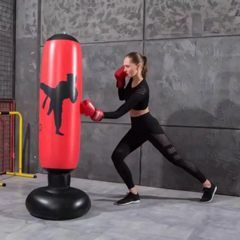 Sturdy Inflatable Boxing Bag 160cm PVC Training For Kids - ToylandEU