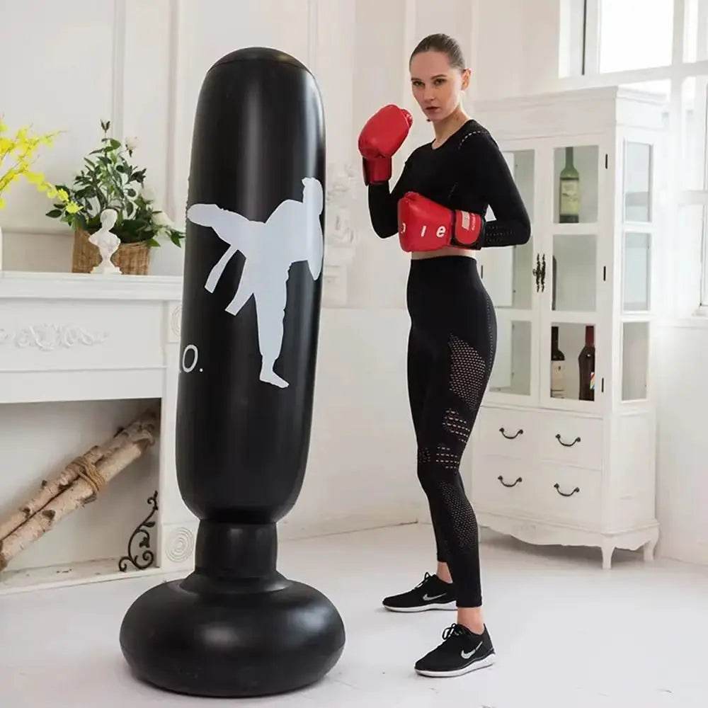Sturdy Inflatable Boxing Bag 160cm PVC Training For Kids - ToylandEU