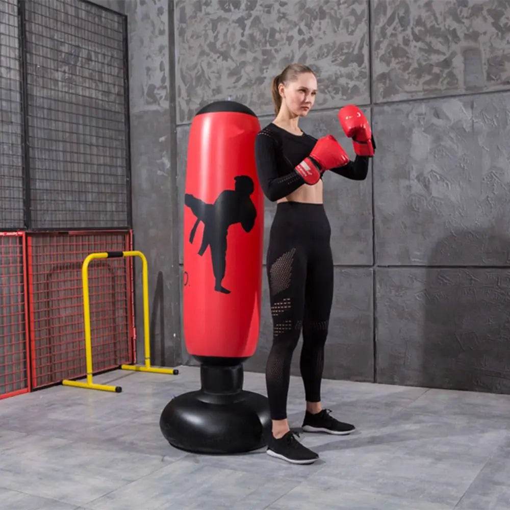 Sturdy Inflatable Boxing Bag 160cm PVC Training For Kids - ToylandEU