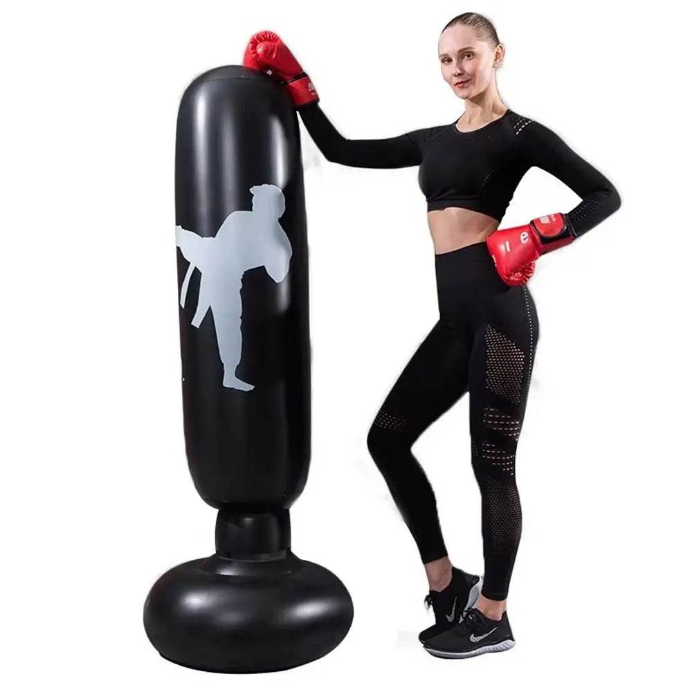 Sturdy Inflatable Boxing Bag 160cm PVC Training For Kids - ToylandEU