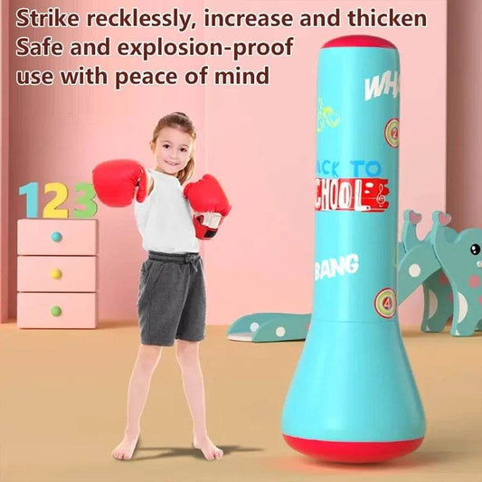 Sturdy Inflatable Boxing Column With Rebound Base For Kids - ToylandEU