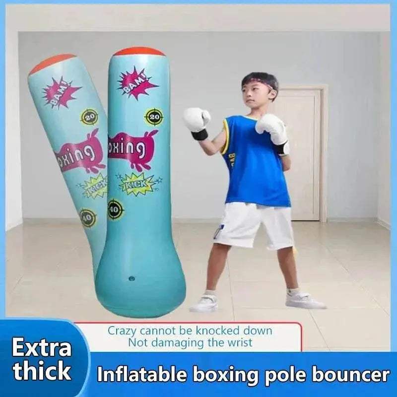 Sturdy Inflatable Boxing Column With Rebound Base For Kids - ToylandEU