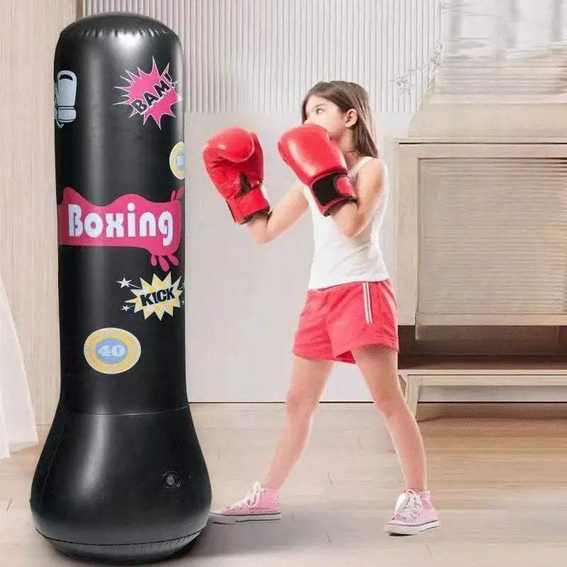 Sturdy Inflatable Boxing Column With Rebound Base For Kids - ToylandEU
